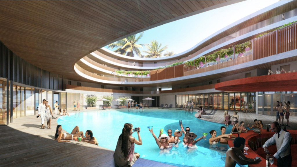 長灘島Hue Hotel Boracay游泳池