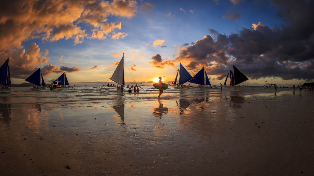 長灘島日落美景