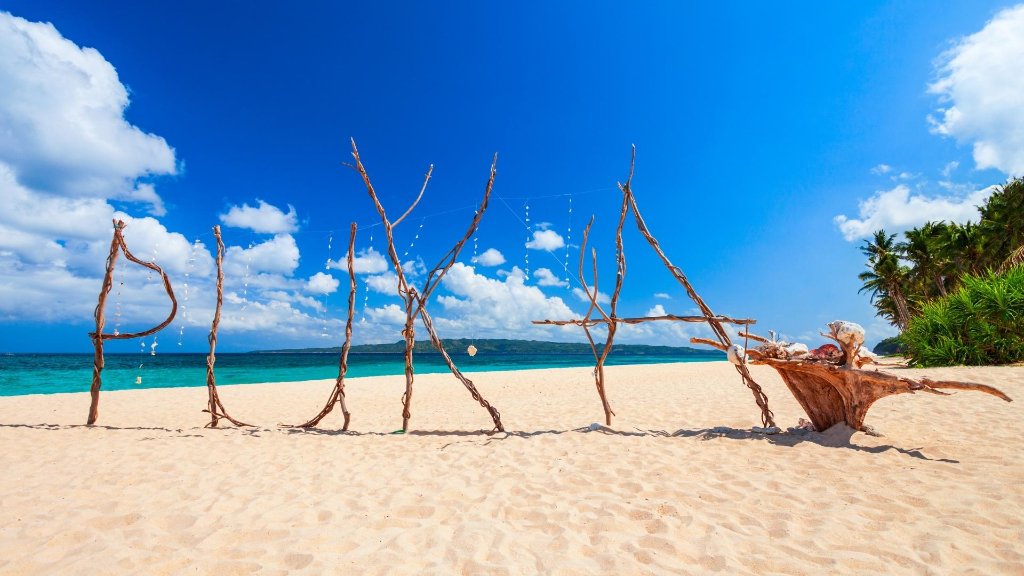 長灘島景點puka beach