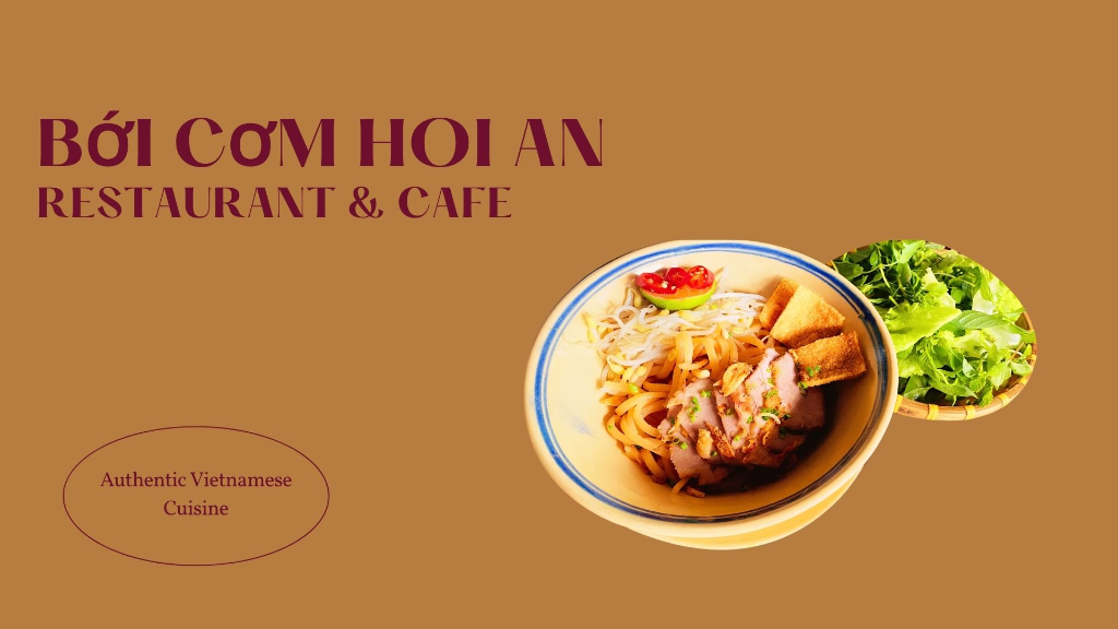 會安 Bới Cơm Hoi An Restaurant & Cafe 餐廳橫幅