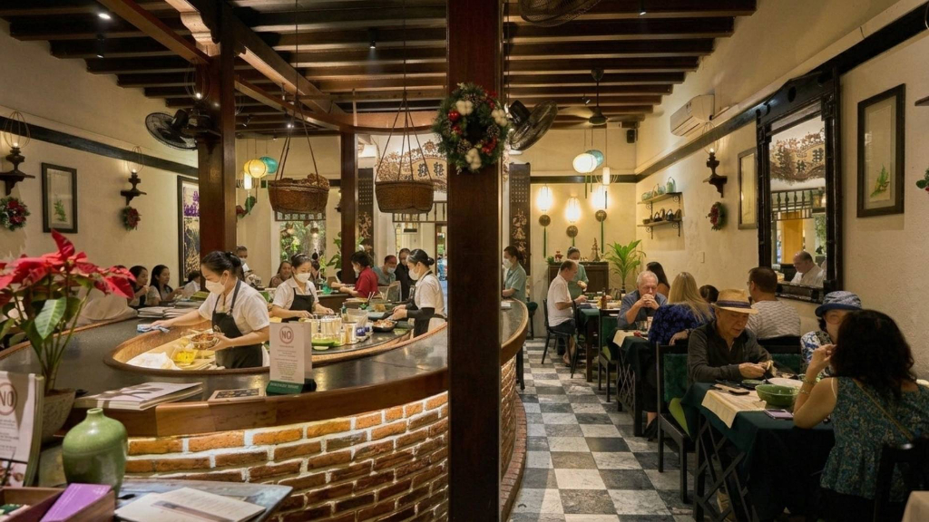 會安 Morning Glory Original 餐廳吧台