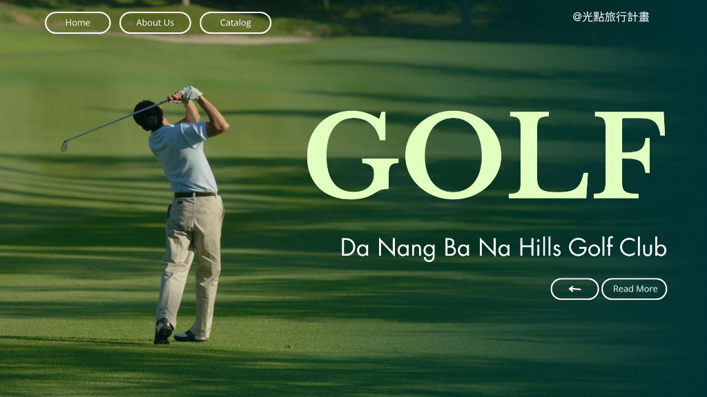 峴港巴拿山Ba Na Hills Golf Club橫幅