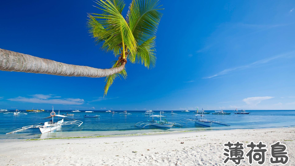 薄荷島沙灘美景