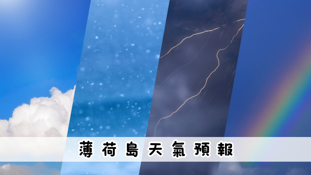 薄荷島天氣說明橫幅